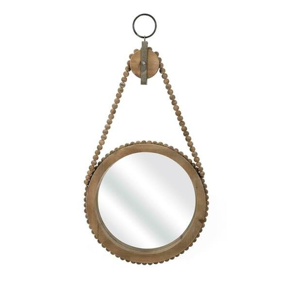 Malana Wooden Mirror - 45.5 x 22 x 3.5 in., Imax, Mfr#: 40503